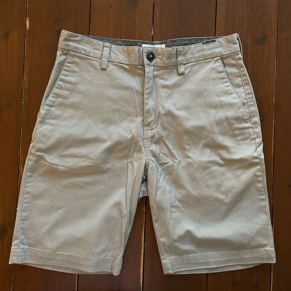 Billabong light grey chino shorts